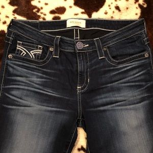 Big Star Maddie Cropped Jeans Dark Wash